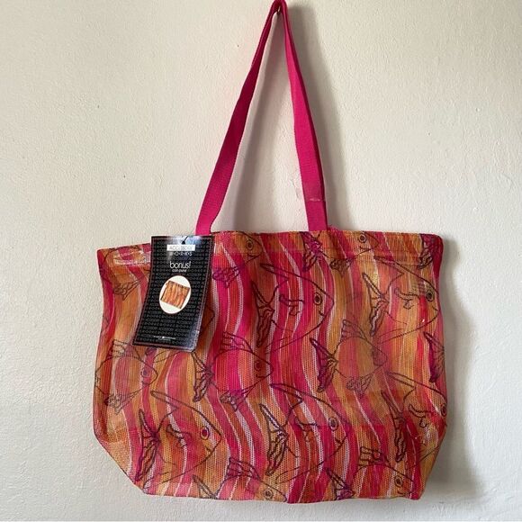 Mesh Sequin Tote - Picture 3 of 9